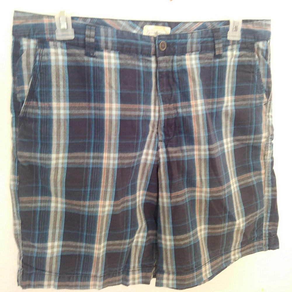 Ocean & Coast Blue Plaid Shorts